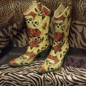 Cowgirl rain boots